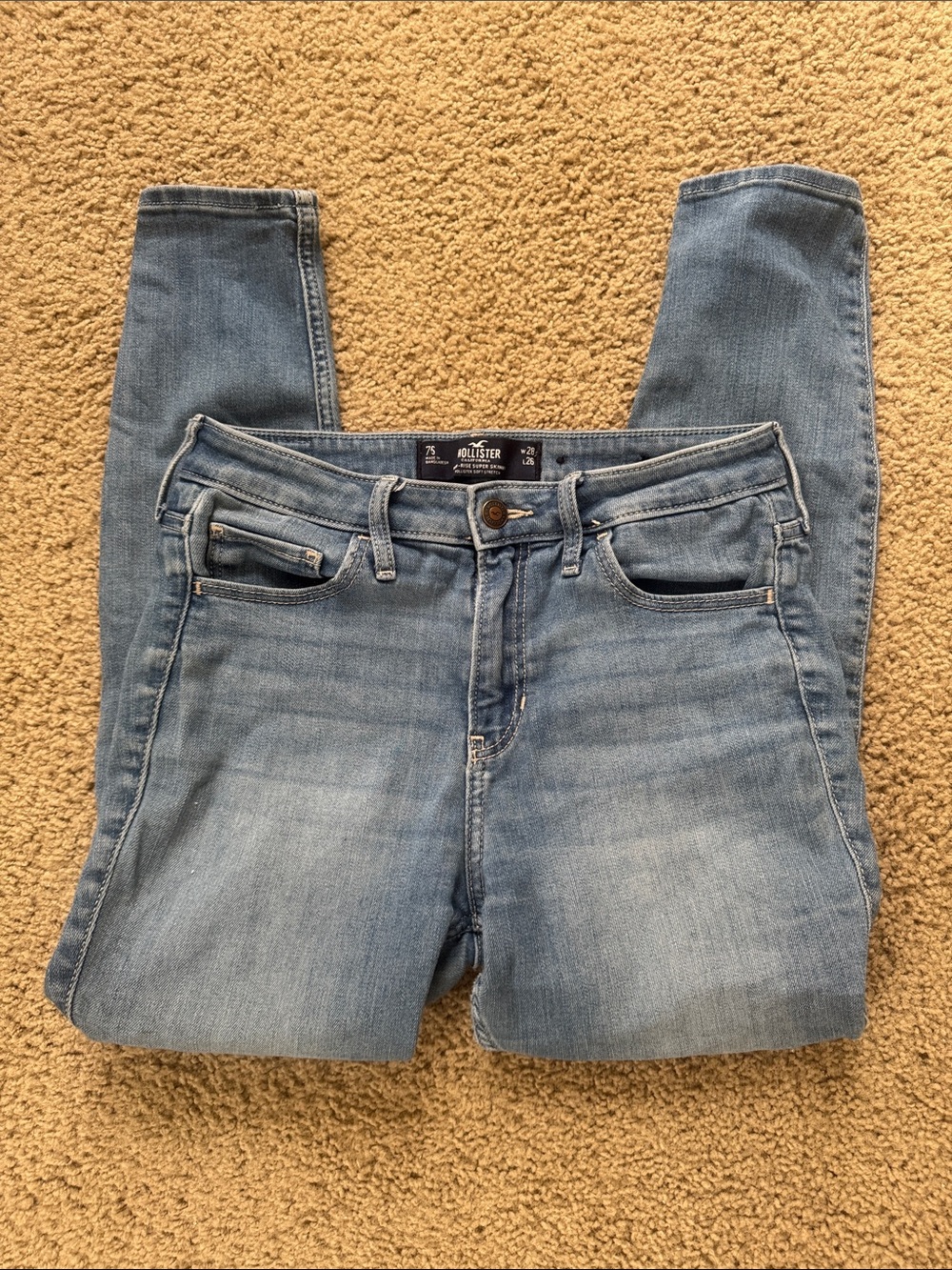 Hollister Faded Light Blue Women's Skinny Jeans